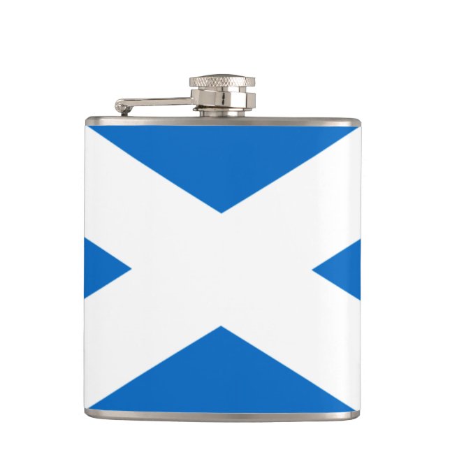 Schottland-Flaggen-Entwurf Flachmann (Vorderseite)