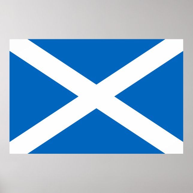 Schottland-Flaggenposter Poster (Vorne)