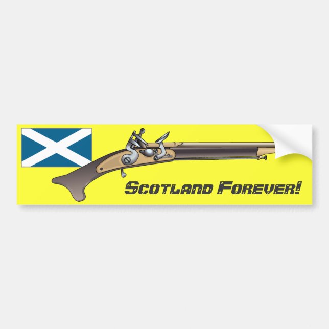 Schottland Forever! Autoaufkleber (Vorne)