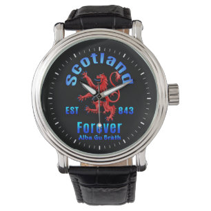 Schottland Forever Est 843 Alba Gu Brath Armbanduhr