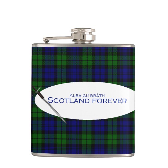 Schottland Forever Flask Flachmann (Vorderseite)