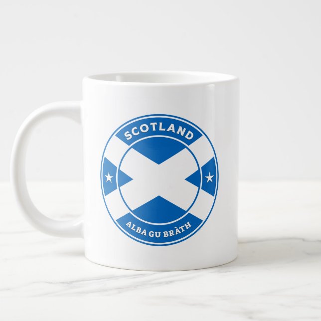 Schottland Forever Jumbo-Tasse (Links)