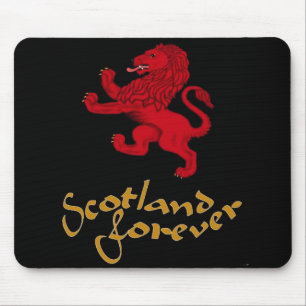 Schottland für immer, aufbäumender Löwe Mousepad