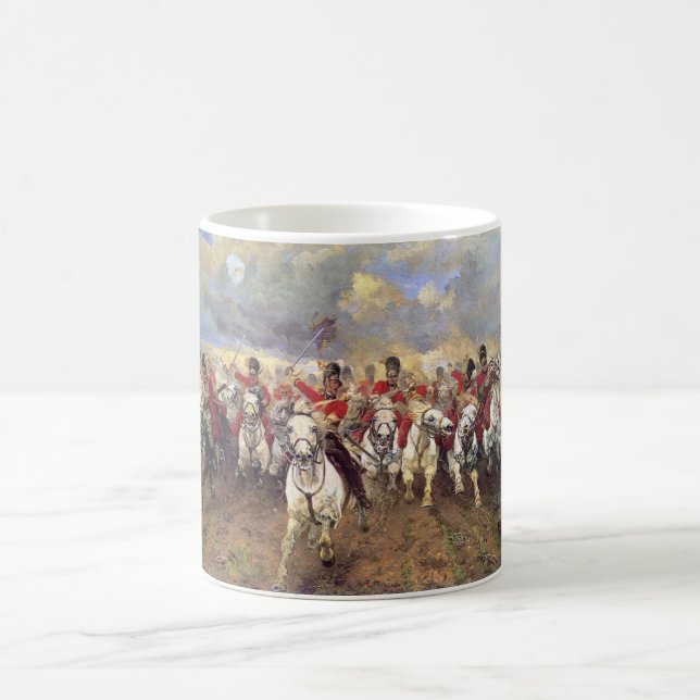Schottland für immer (Kavalleriebeamte) (Militär) Kaffeetasse (Mittel)