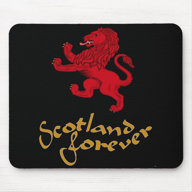 Schottland für immer, Rampant Löwe Mousepad (Vorne)