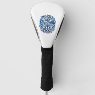 Schottland Fußball 2026 Fußball Fett Land Typograp Golf Headcover