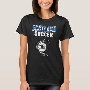 Schottland Fußball Ball im Netz Scottish Football  T-Shirt