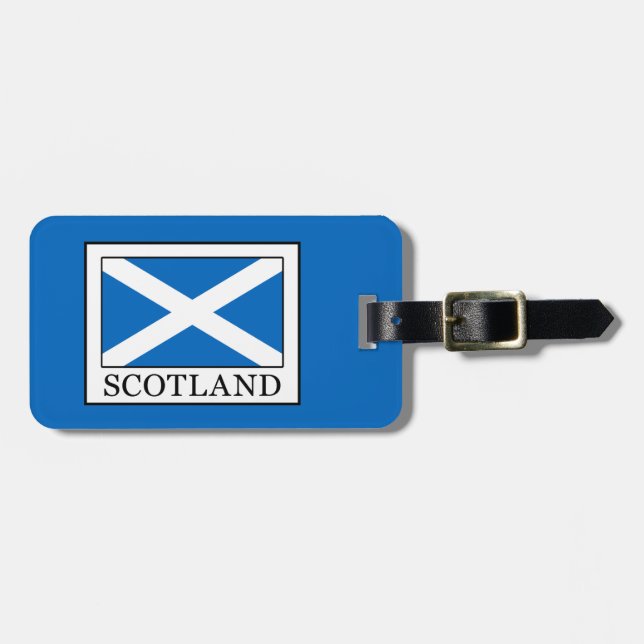 Schottland Gepäckanhänger (Vorderseite horizontal)