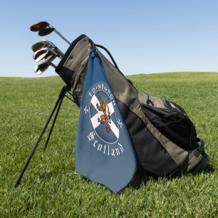 Schottland Golf Towel, Edinburgh, Schottische Flag Golfhandtuch