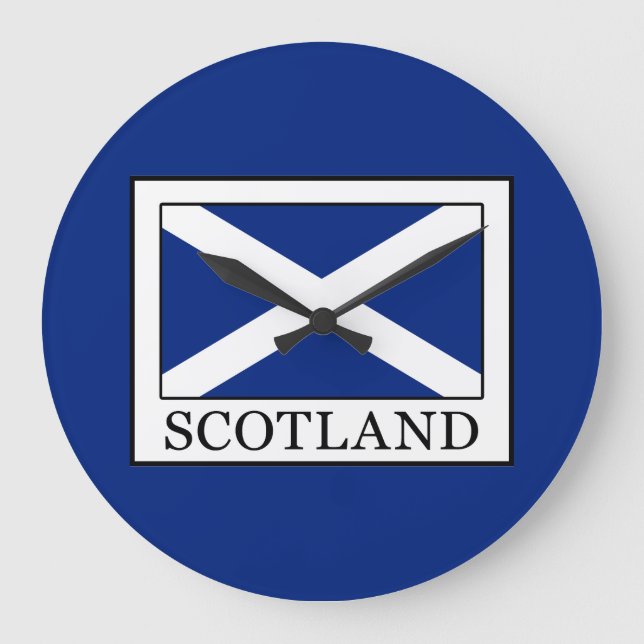 Schottland Große Wanduhr (Vorderseite)