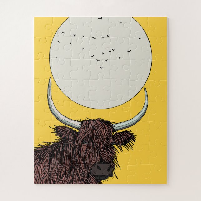 Schottland Highland Cow (Vertikal)