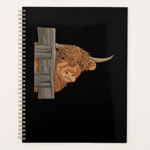 Schottland Highland Cow Gift Women Highland Cow Planer