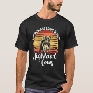Schottland Highland Cow Schottland Highlander Catt T-Shirt