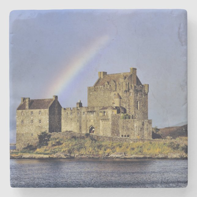 Schottland, Highland, Wester Ross, Eilean Donan Steinuntersetzer (Vorderseite)