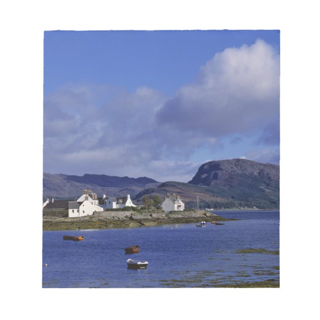 Schottland, Highland, Wester Ross, Plockton. Notizblock (Vorderseite)