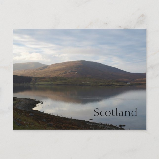 Schottland-Hochlandschaft Postkarte (Vorderseite)