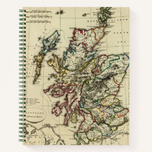 Schottland ist alt, modern notizbuch