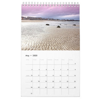 Schottland, Kalender mit verschiedenen Orten in Sc