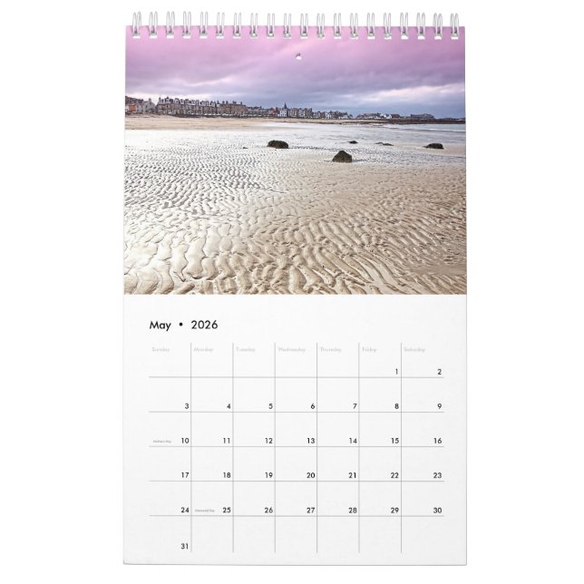 Schottland, Kalender mit verschiedenen Orten in Sc (Mai 2026)