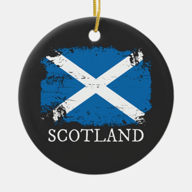 Schottland Keramik Ornament (Vorne)