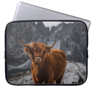 Schottland Kuhberge: Naturfotografie Laptopschutzhülle