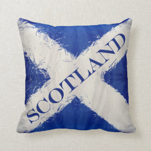 Schottland-Kunstflagge Kissen