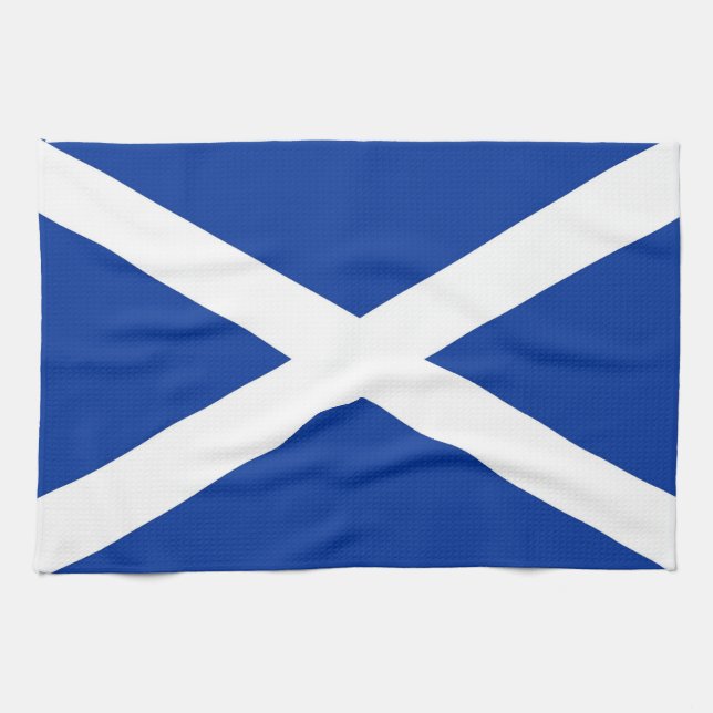 Schottland-Landesflaggetuch Geschirrtuch (Horizontal)