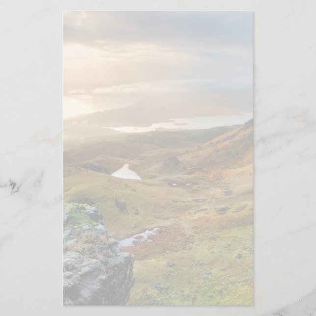 Schottland Landschaftlich Rolling Hills Landschaft Briefpapier (Vorderseite)