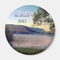 Schottland Loch mit Tree Scene