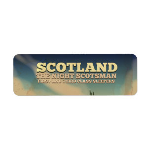 Schottland Locomotive Travel Poster