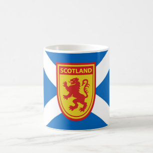 Schottland-Löwe-zügellose Schild-Tasse Kaffeetasse