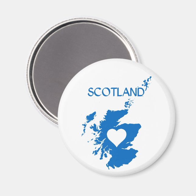 Schottland Magnet (Vorderseite/Rückseite)
