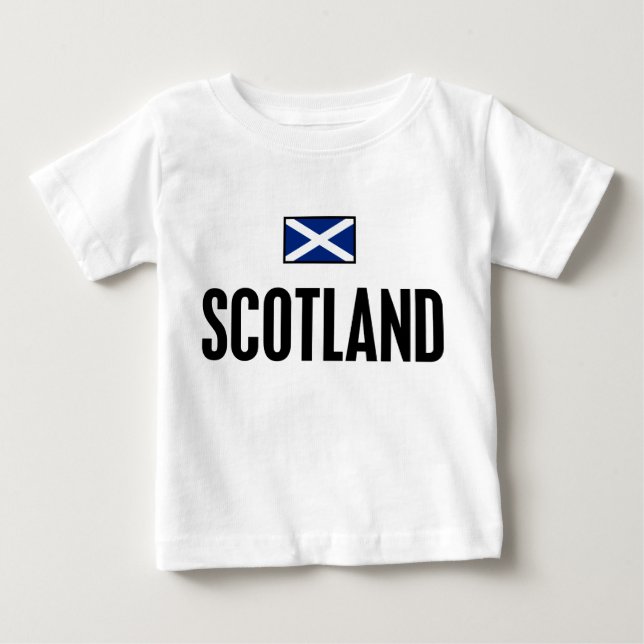Schottland mutig baby t-shirt (Vorderseite)