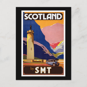 Schottland nach SMT Postkarte