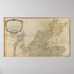 Schottland nördlich poster