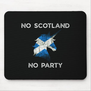 Schottland-Party Schottische Flagge Männer Frauen  Mousepad
