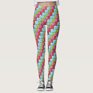 Schottland patriotische Periodentafeln Leggings (4