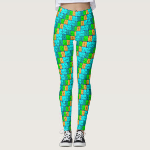 Schottland patriotische periodische Leggings (2)
