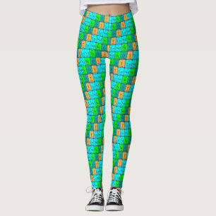Schottland patriotische periodische Leggings (5)