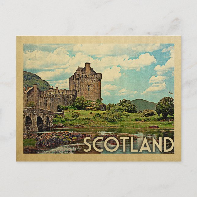 Schottland Postcard Castle Postkarte (Vorderseite)