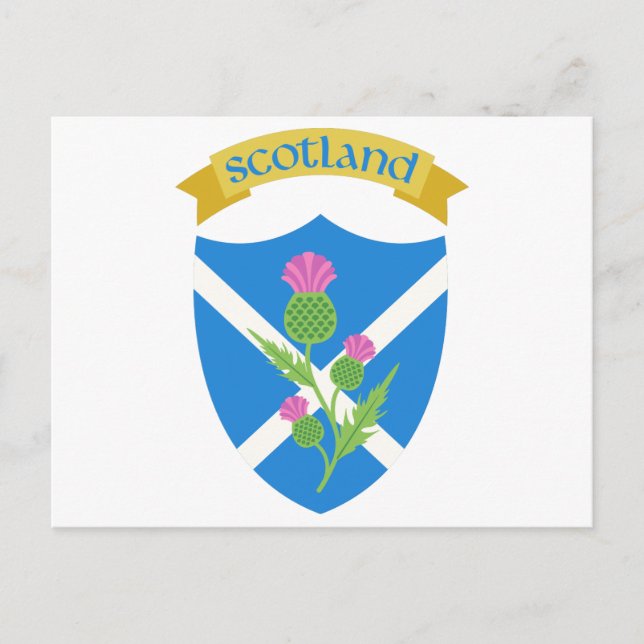 Schottland Postkarte (Vorderseite)