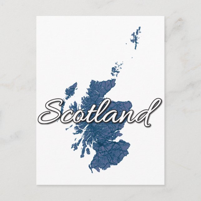 Schottland Postkarte (Vorderseite)
