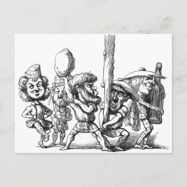 Schottland Postkarte (Vorderseite)