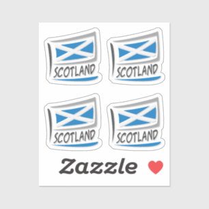 Schottland Pride X Flagge Aufkleber