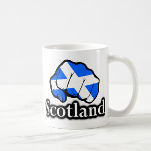 Schottland Proud Scottish Flag Fire Kaffeetasse