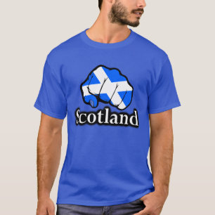 Schottland Proud Scottish Flag Fire T-Shirt