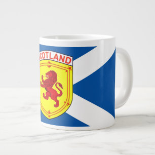 Schottland, Rampant Löwe, alte Flagge Schottlands Jumbo-Tasse