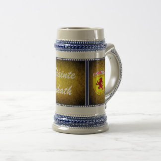 Schottland, Rampant Löwe, Flagge, Slainte Mhath Bierglas
