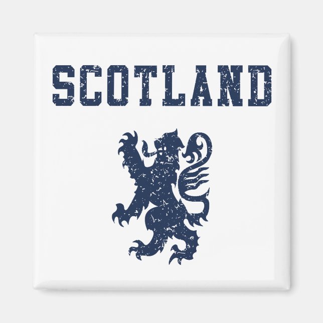 Schottland Rampant Löwe Magnet (Vorne)