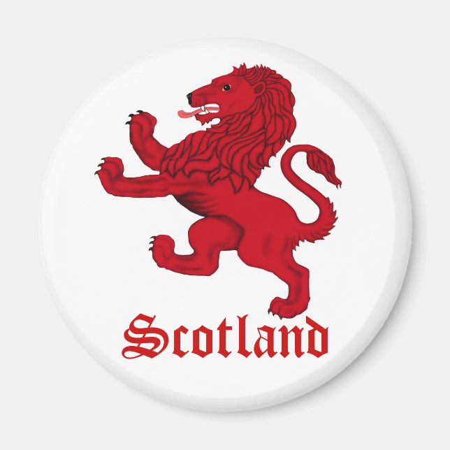 Schottland, Rampant-Löwe Magnet (Vorne)